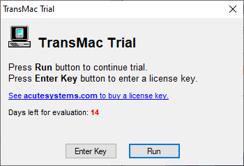 Run TransMac Image